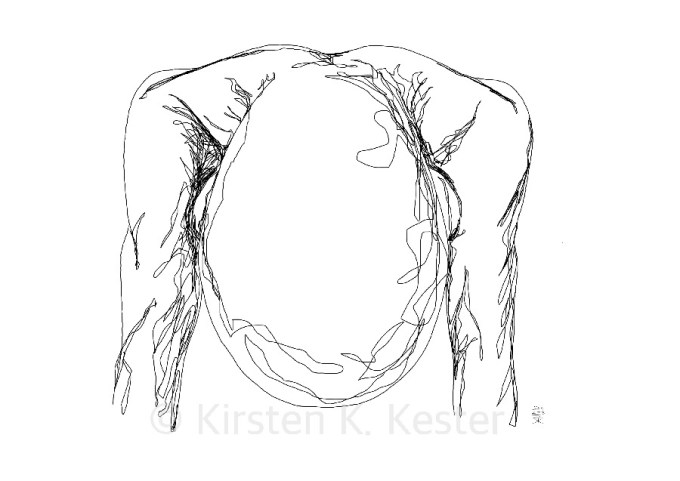 Udmattet - kunst fra K © KirstenKKester.com | Kirsten K. Kester