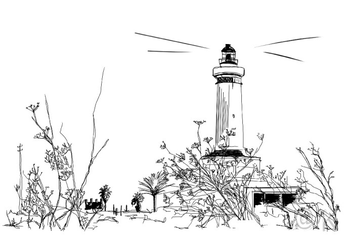 Ved fyrtårnet — v. Kunst fra K © KirstenKKester.com | Kirsten K. Kester