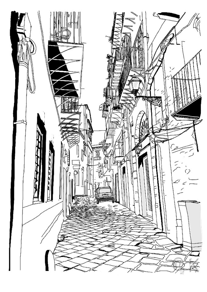 Palermo, byliv II — v. Kunst fra K © KirstenKKester.com | Kirsten K. Kester