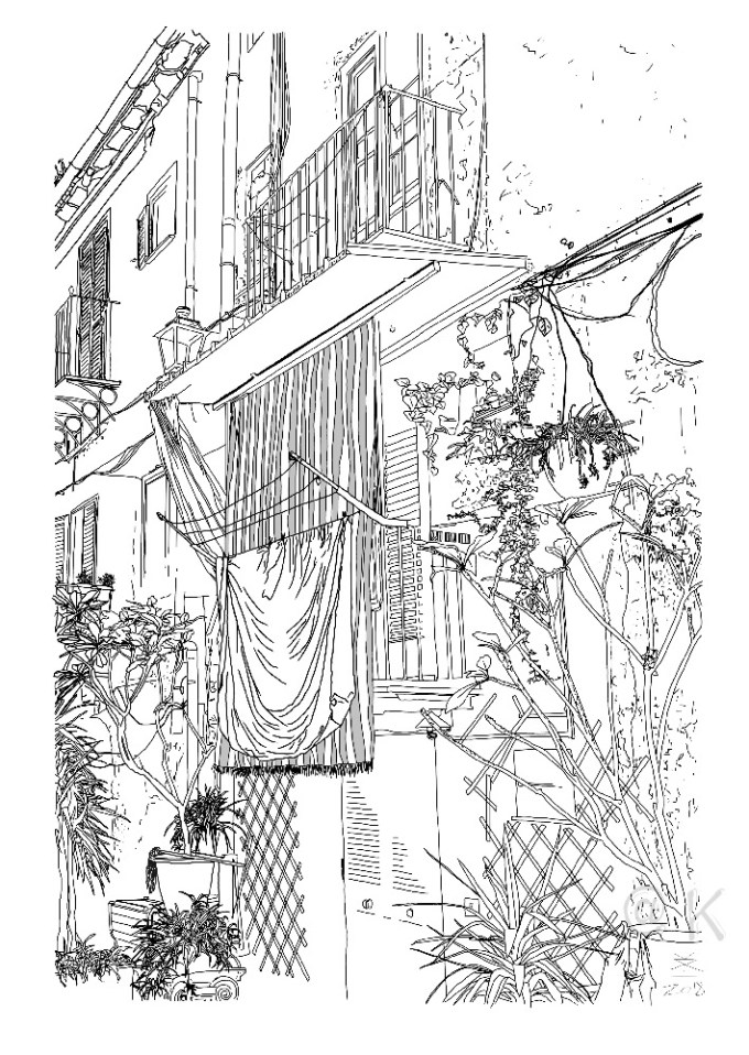 Palermo byliv I v. Kunst fra K © KirstenKKester.com | Kirsten K. Kester