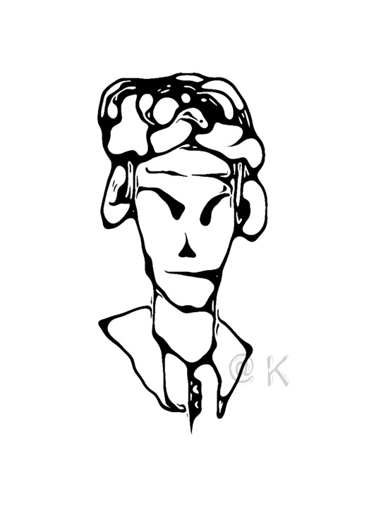 Ulige ansigter 10 - Kunst att: K @ Kirsten K Kester | kirstenkkester.com