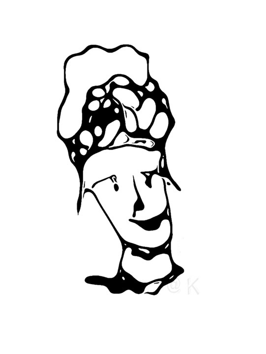 Ulige ansigter 07 v. Kunst att: K @ Kirsten K Kester | kirstenkkester.com