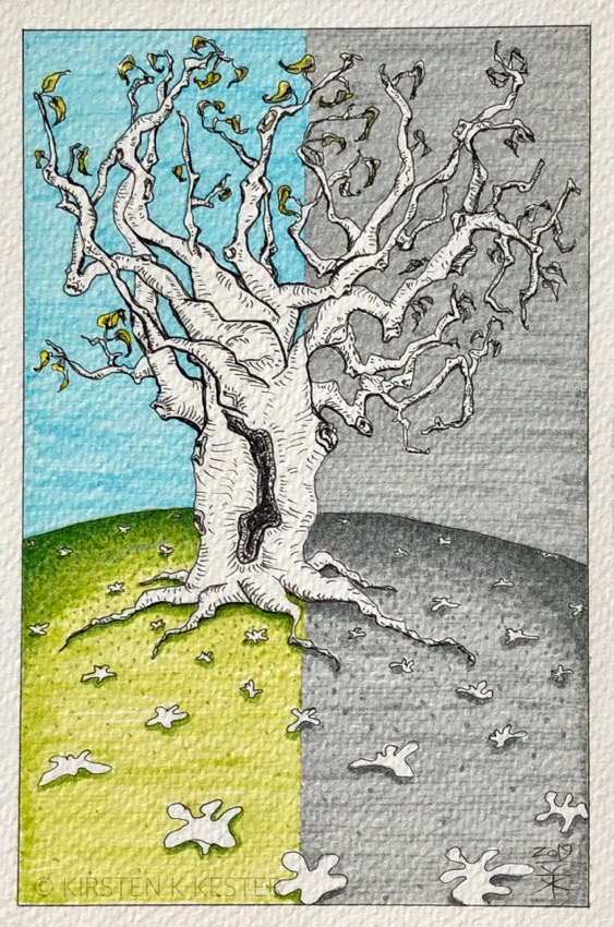 Artmoney, blå serie © KirstenKKester.com | Kirsten K. Kester