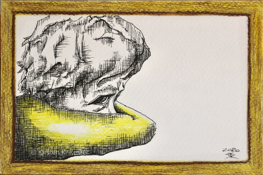 Artmoney - Coughing (2020-025) © KirstenKKester.com | Kirsten K. Kester