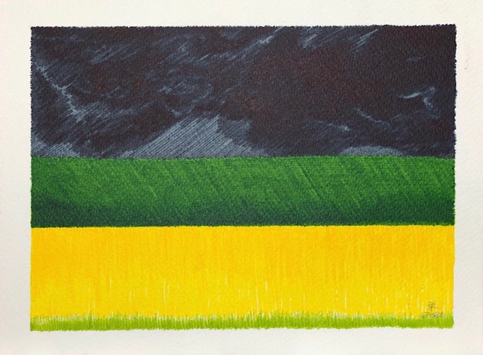 Uvejr over rapsmark © KirstenKKester.com | Kirsten K. Kester