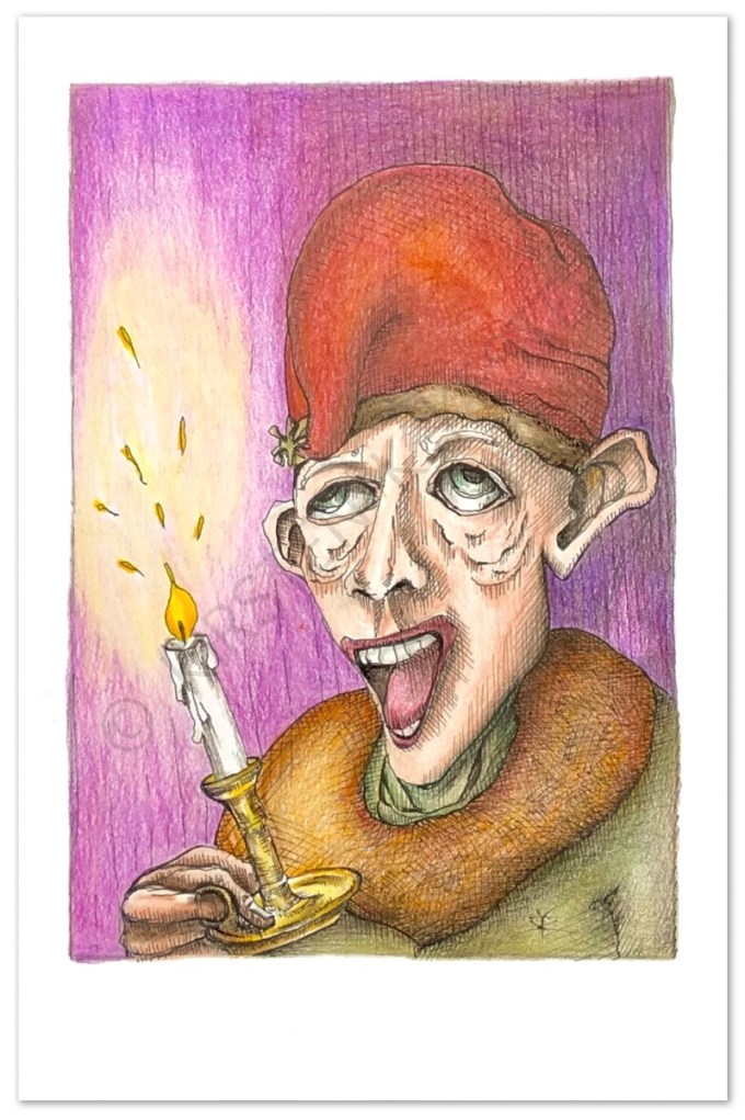 Julekort — Julenissen Julius @ Kirsten K Kester | kirstenkkester.com