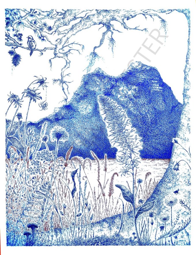 Blå bjerge, 2024 © KirstenKKester.com | Kirsten K. Kester