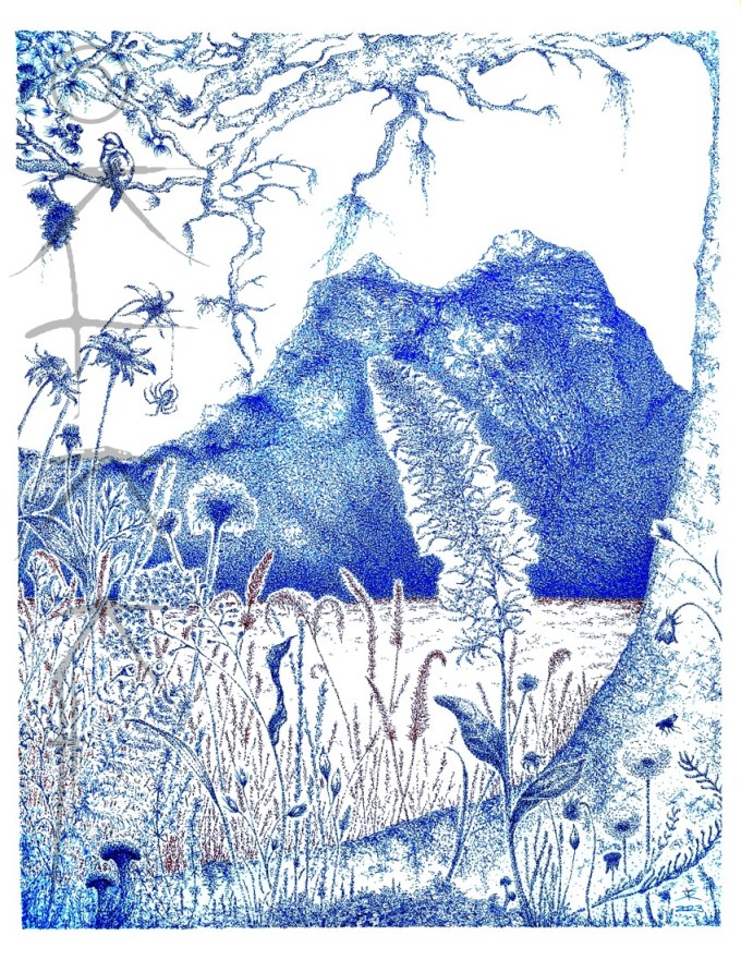 Blå bjerge, 2024 © KirstenKKester.com | Kirsten K. Kester